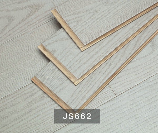 JS662红橡多层实木复合地板金属漆