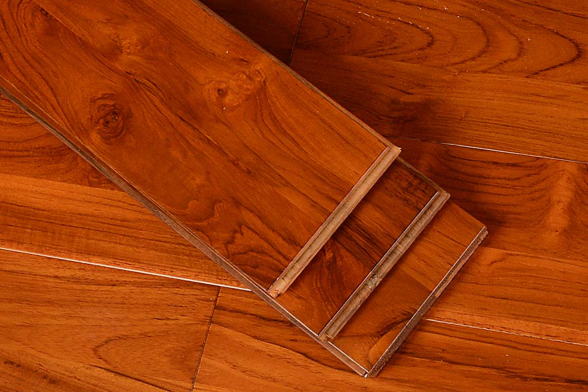 bd7251柚木双拼实木地板