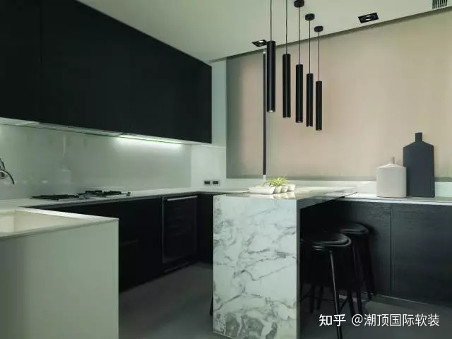厨房吧台装修效果图片_厨房装修效果图_家庭厨房装修效果图片大全