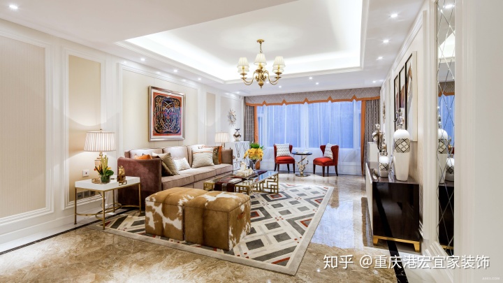 现代装修风格_别墅现代简约风格装修_客厅现代简约风格装修效果图