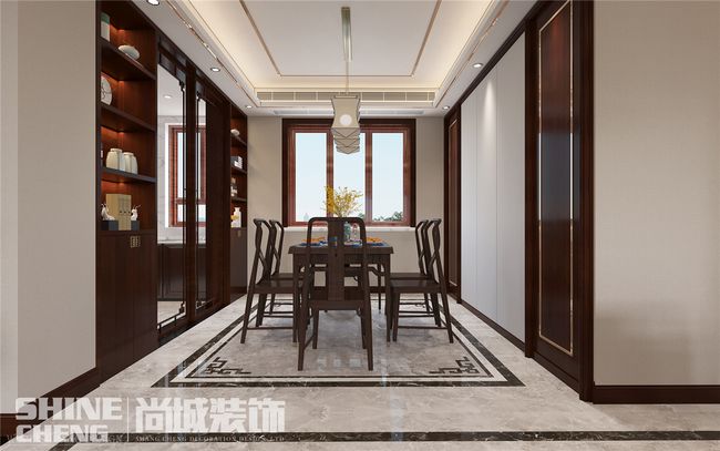 美式中式混搭风格装修效果图_中式装修吊顶风格图片_中式风格装修