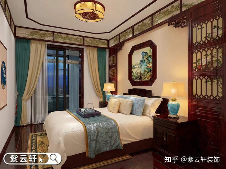 大厅中式装修效果图片_中式装修效果图_中式客厅装修效果图片