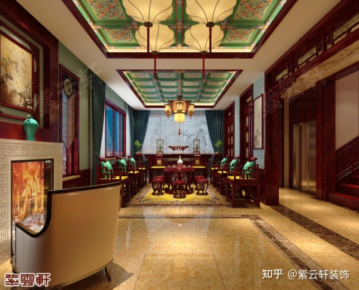 中式装修效果图片大全_中式书房装修效果_中式装修效果图