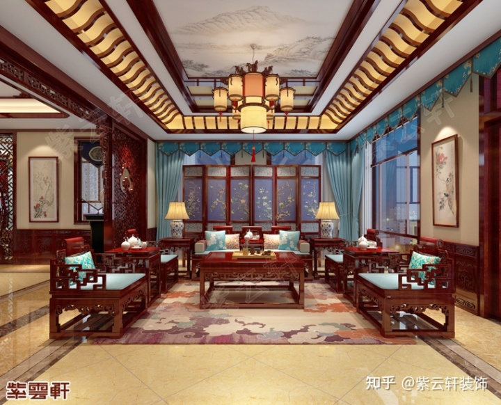 中式装修效果图片大全_中式装修效果图_中式书房装修效果