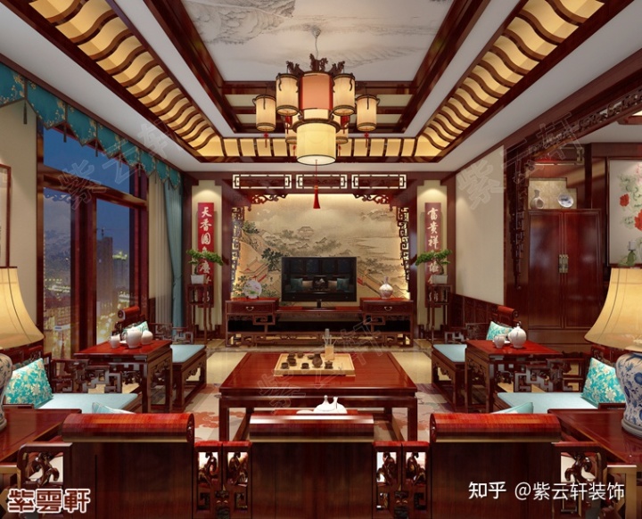 中式装修效果图_中式书房装修效果_中式装修效果图片大全