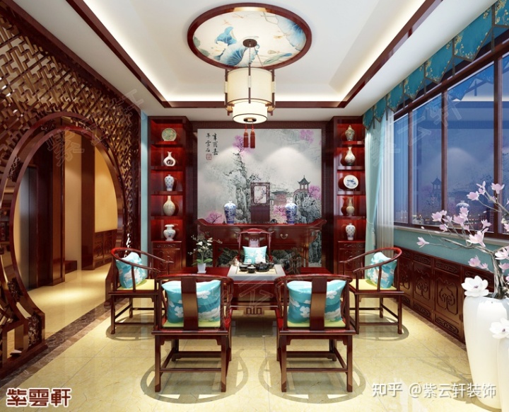中式装修效果图片大全_中式书房装修效果_中式装修效果图