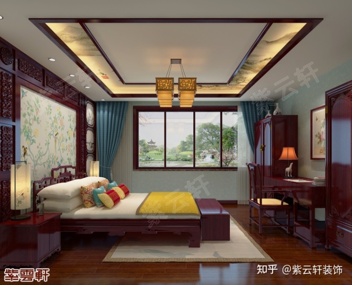 中式装修效果图片大全_中式装修效果图_中式书房装修效果