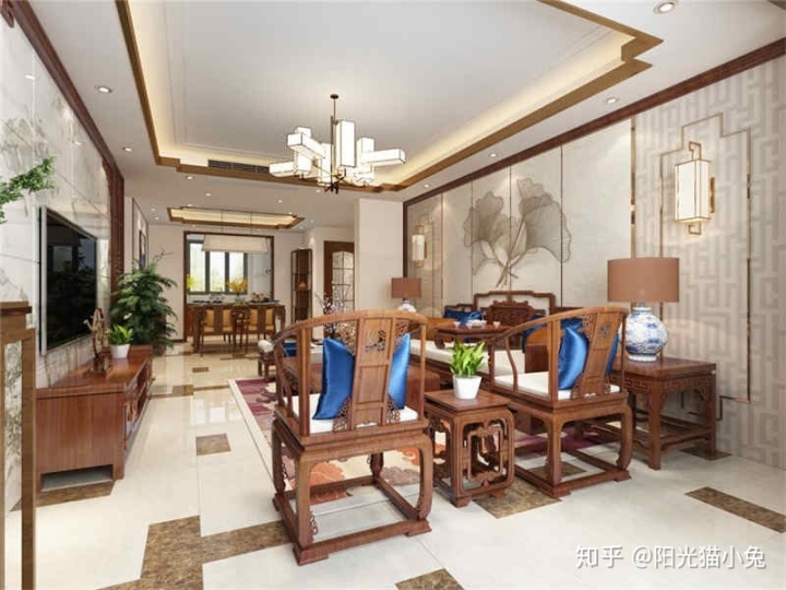现代中式禅意风格装修效果_新中式风格装修效果图_中式田园风格装修特色