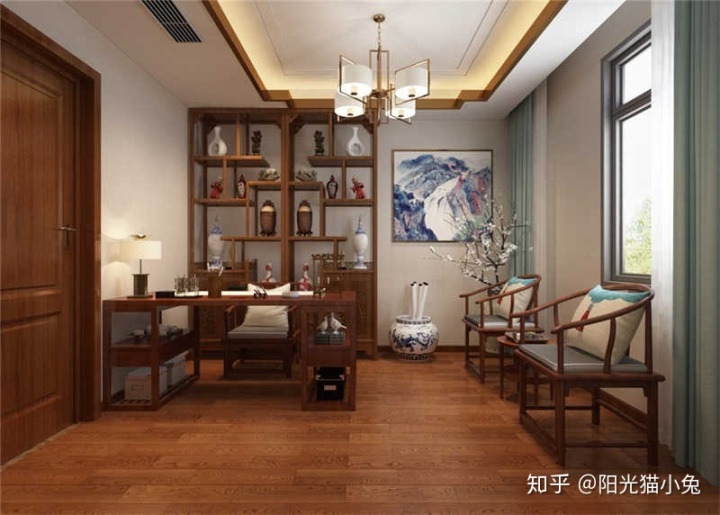现代中式禅意风格装修效果_中式田园风格装修特色_新中式风格装修效果图