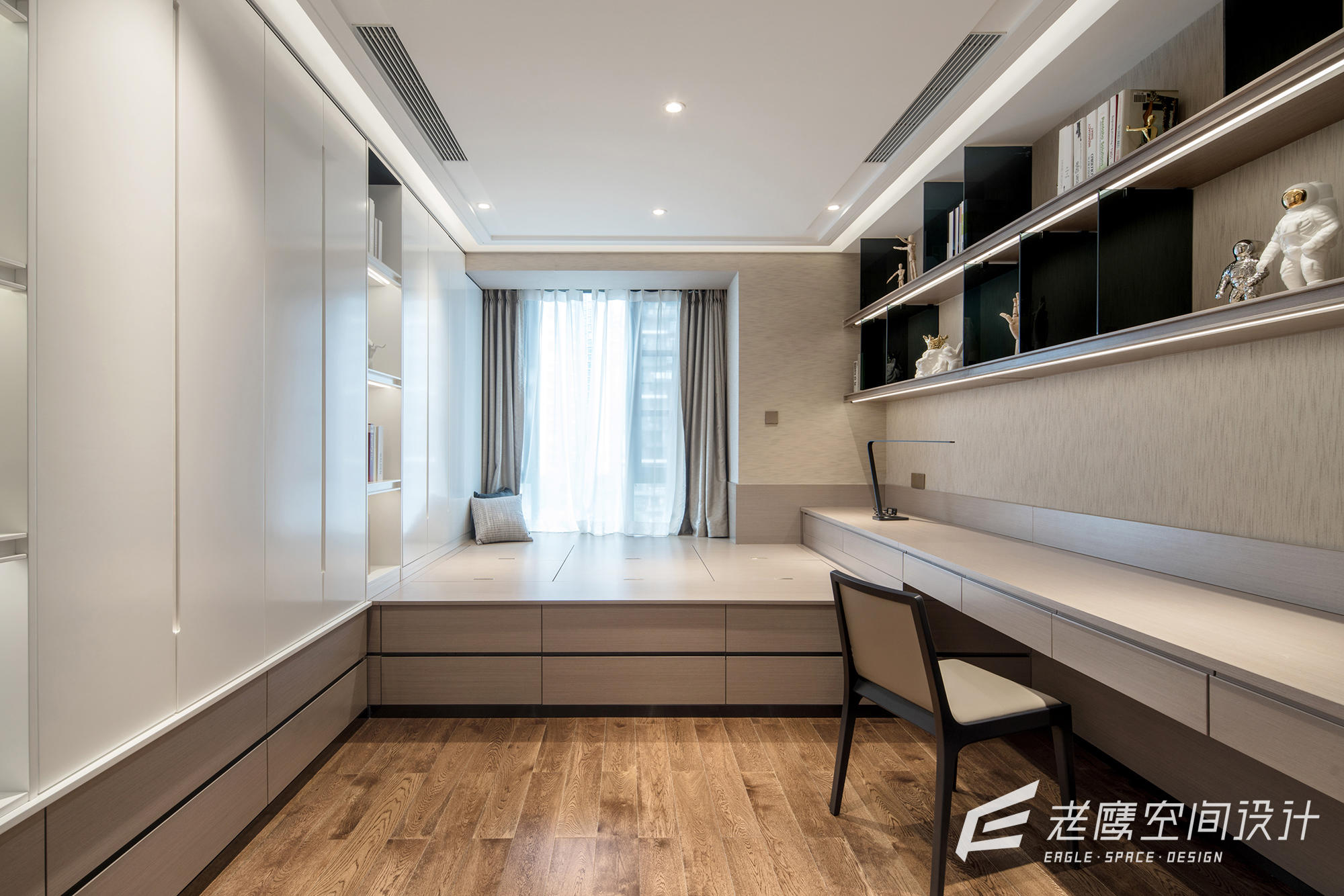 书房餐厅装修效果图片_小书房装修效果图_中式客厅书房装修效果图片
