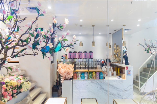 奶茶店装修_装修效果图大全2015奶茶墙纸图片_奶茶加盟店装修5万值吗