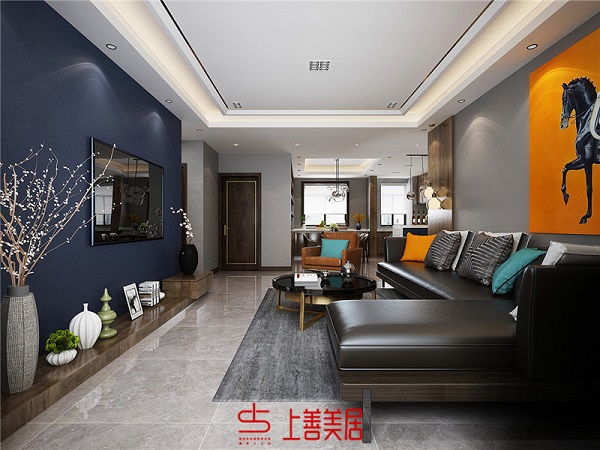 翠屏龙苑140㎡轻奢风格装修效果图