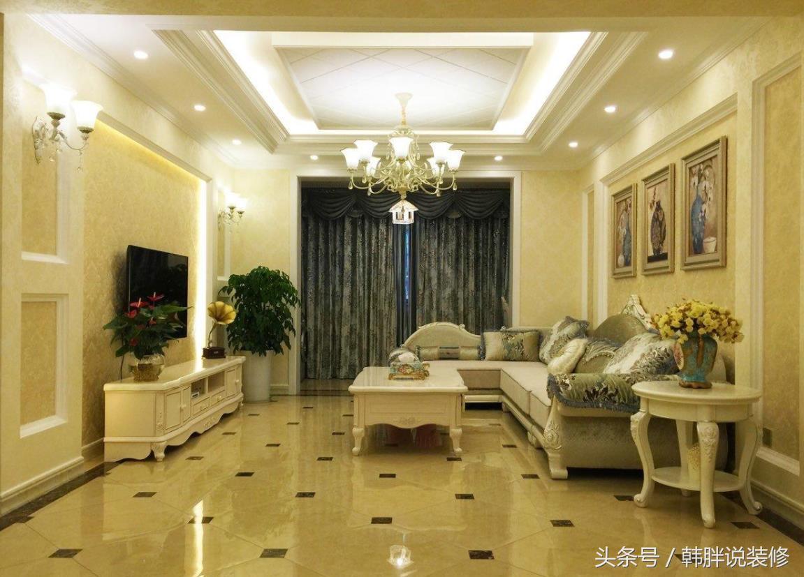 婚房客厅装修效果图_客厅装修样板房_客厅明亮装修样板