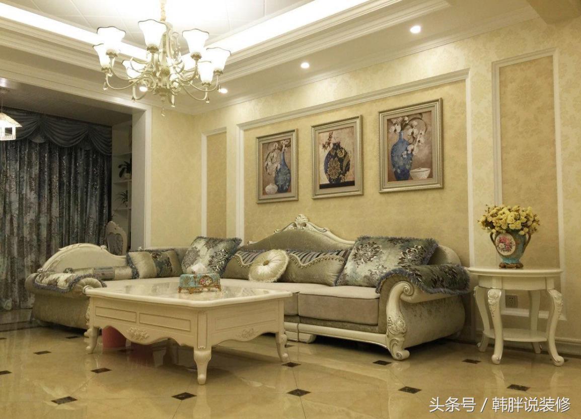 客厅明亮装修样板_客厅装修样板房_婚房客厅装修效果图