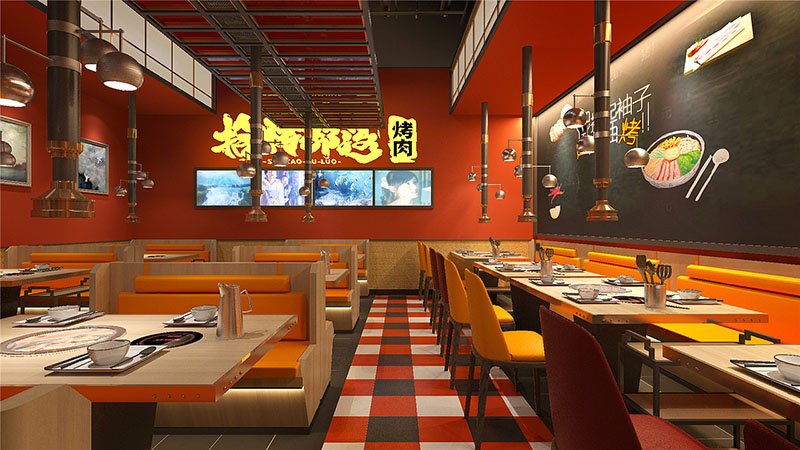 烤肉店装修_汉丽轩自助烤肉公主坟店 糯米网_自助烤肉装修注意事项