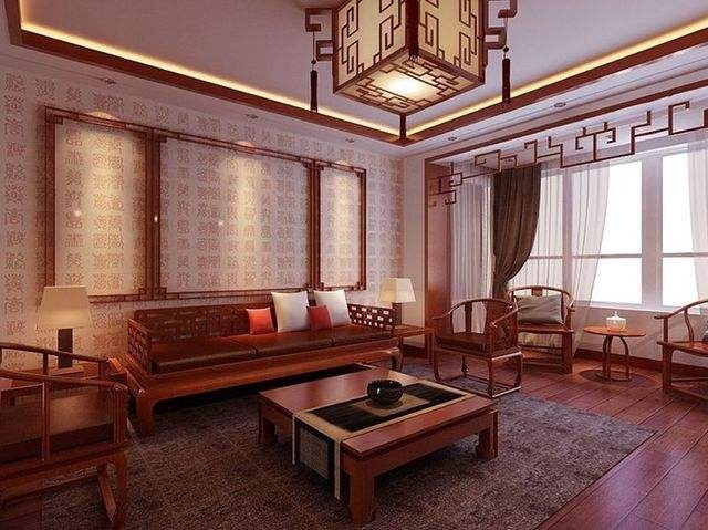 中式古典简约装修图片_古典装修_古典装修