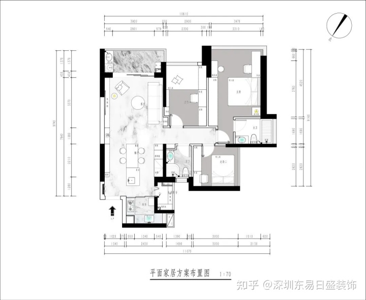 房子装修图片110 三室两厅简约装修_新房简约装修_新房装修步骤及装修所需用品清单