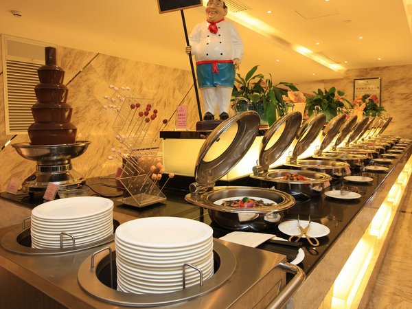 优乐自助火锅烤肉餐厅(金州福佳店)_自助餐厅装修_自助烧烤餐厅