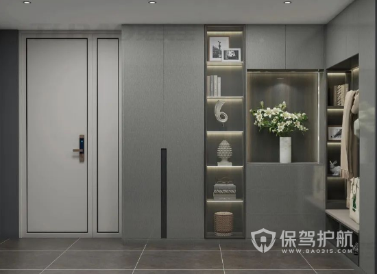 客厅玄关装修效果图片_仿水晶石走廊玄关图_走廊玄关装修效果图