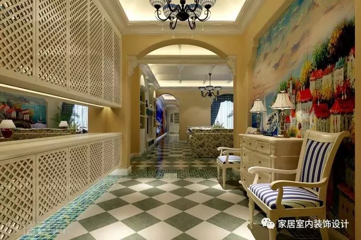 东中海风格装修效果图_地中海装修风格_现代混搭风格装修图片客厅装修效果图