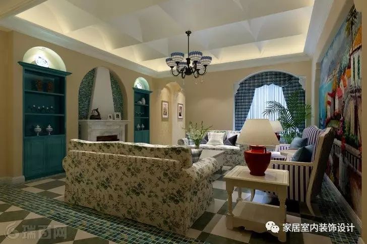 现代混搭风格装修图片客厅装修效果图_东中海风格装修效果图_地中海装修风格
