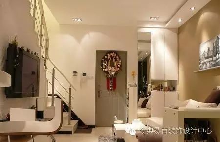 楼中楼客厅装修效果图_楼中楼装修效果图片_客厅隔断装修效果图片