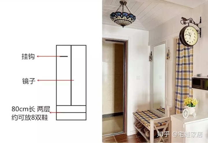 玄关隔断装修效果图_客厅玄关隔断鞋柜装修效果图_进门玄关隔断装修效果图