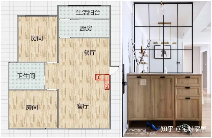 客厅玄关隔断鞋柜装修效果图_进门玄关隔断装修效果图_玄关隔断装修效果图