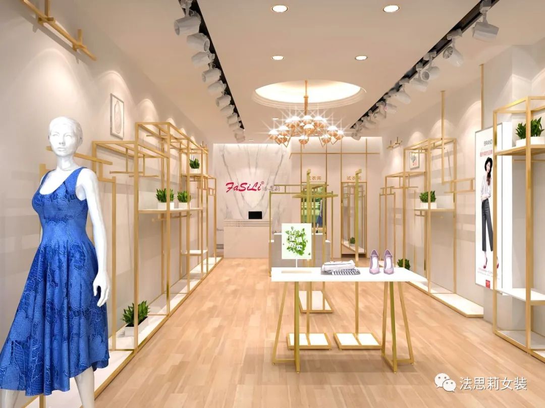 女装实体店装修_女装店装修效果图_女装实体店装修图片
