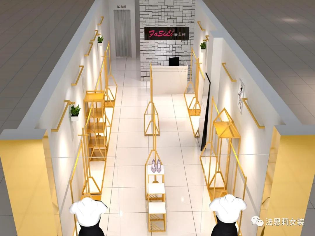 女装实体店装修图片_女装店装修效果图_女装实体店装修