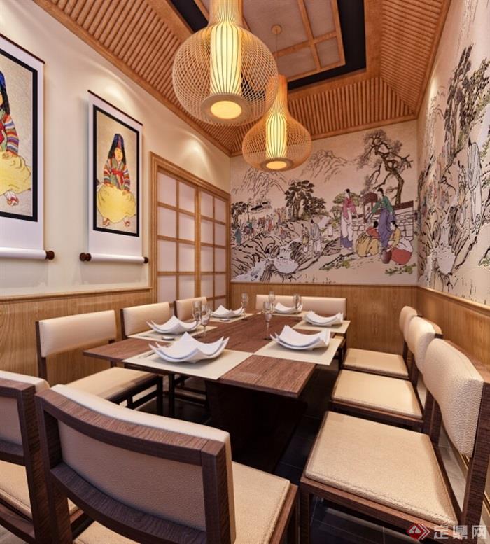 饭店装修效果图片_自助餐厅装修效果工业风图_饭店装修效果图大全