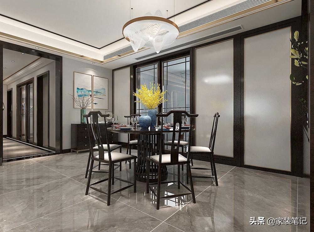 中式园林风格装修_新中式风格装修图片_中式美式混搭风格装修
