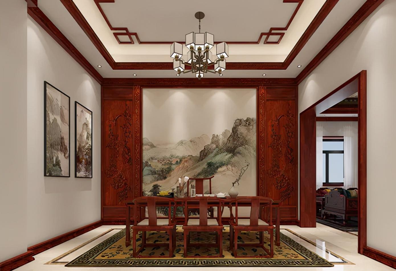 别墅装修效果图_别墅厨房装修效果图片大全_中式别墅客厅装修效果