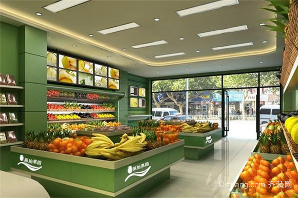 上海水果店装修设计 上海水果店装修效果图