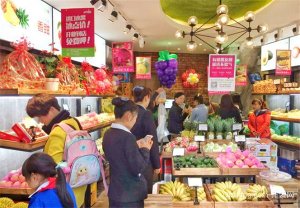 杭州水果店装修设计公司 杭州水果店装修效果图
