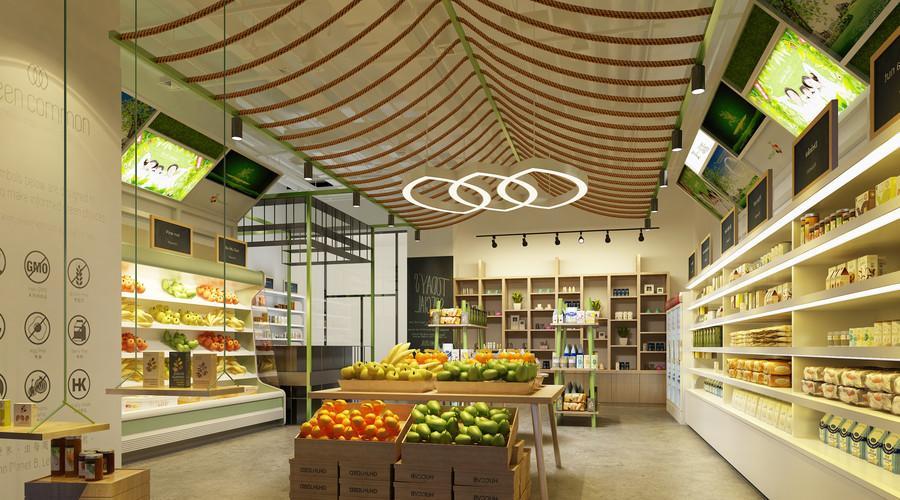 化妆品店装修效果图片_童装店装修效果图片_水果店装修效果图