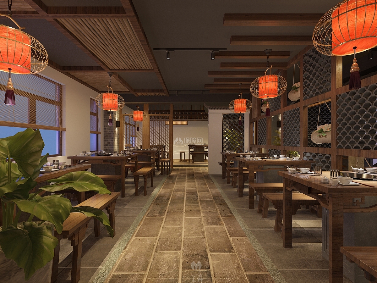 主题火锅门店装修效果_火锅店装修效果图_彩妆店装修效果图片