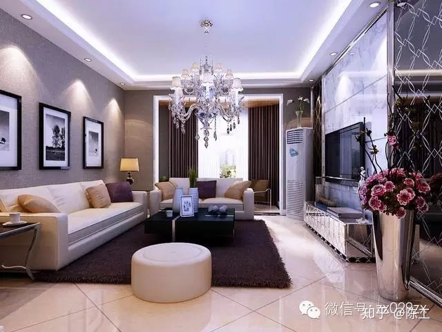 客厅吊顶装修效果图_客厅吊顶装修效果图片_现代简约客厅吊顶效果