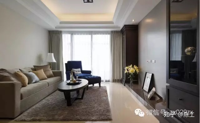 客厅吊顶装修效果图_现代简约客厅吊顶效果_客厅吊顶装修效果图片