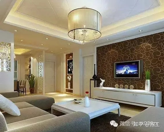 客厅吊顶装修效果图_现代简约客厅吊顶效果_客厅吊顶装修效果图片