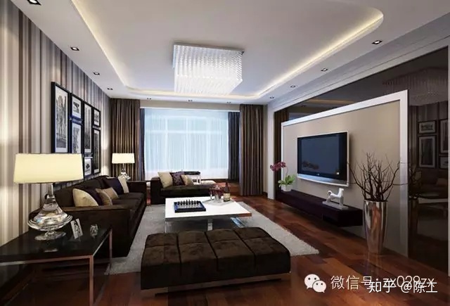 现代简约客厅吊顶效果_客厅吊顶装修效果图片_客厅吊顶装修效果图