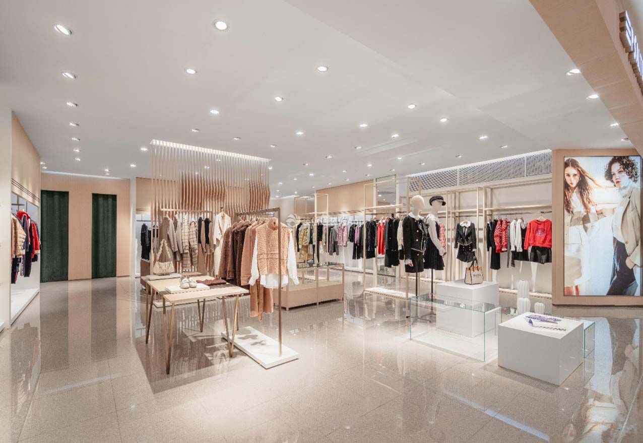 微店女装店铺装修图片_女装店装修_彩妆店概念店装修