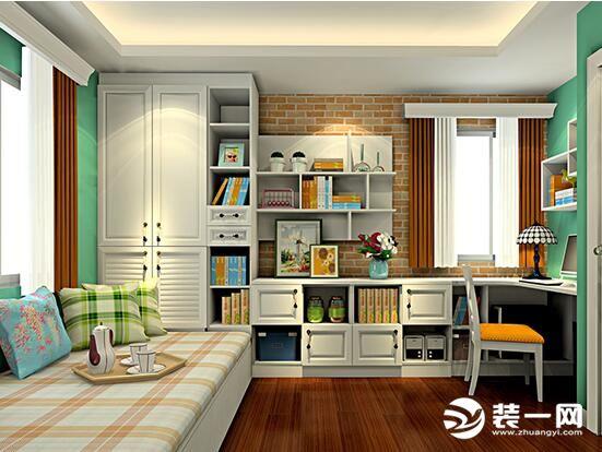 小书房装修效果图_书房现代风格装修效果_样板房书房装修效果图片