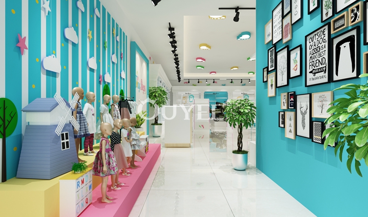 杭州嘉贝爱服饰有限公司装修经验分享篇：童装店墙面颜色搭配技巧