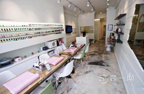 美甲店装修_美甲美睫店装修图片20平米_美甲睫毛店装修效果图