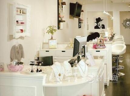 美甲睫毛店装修效果图_美甲店装修_美甲美睫店装修图片20平米
