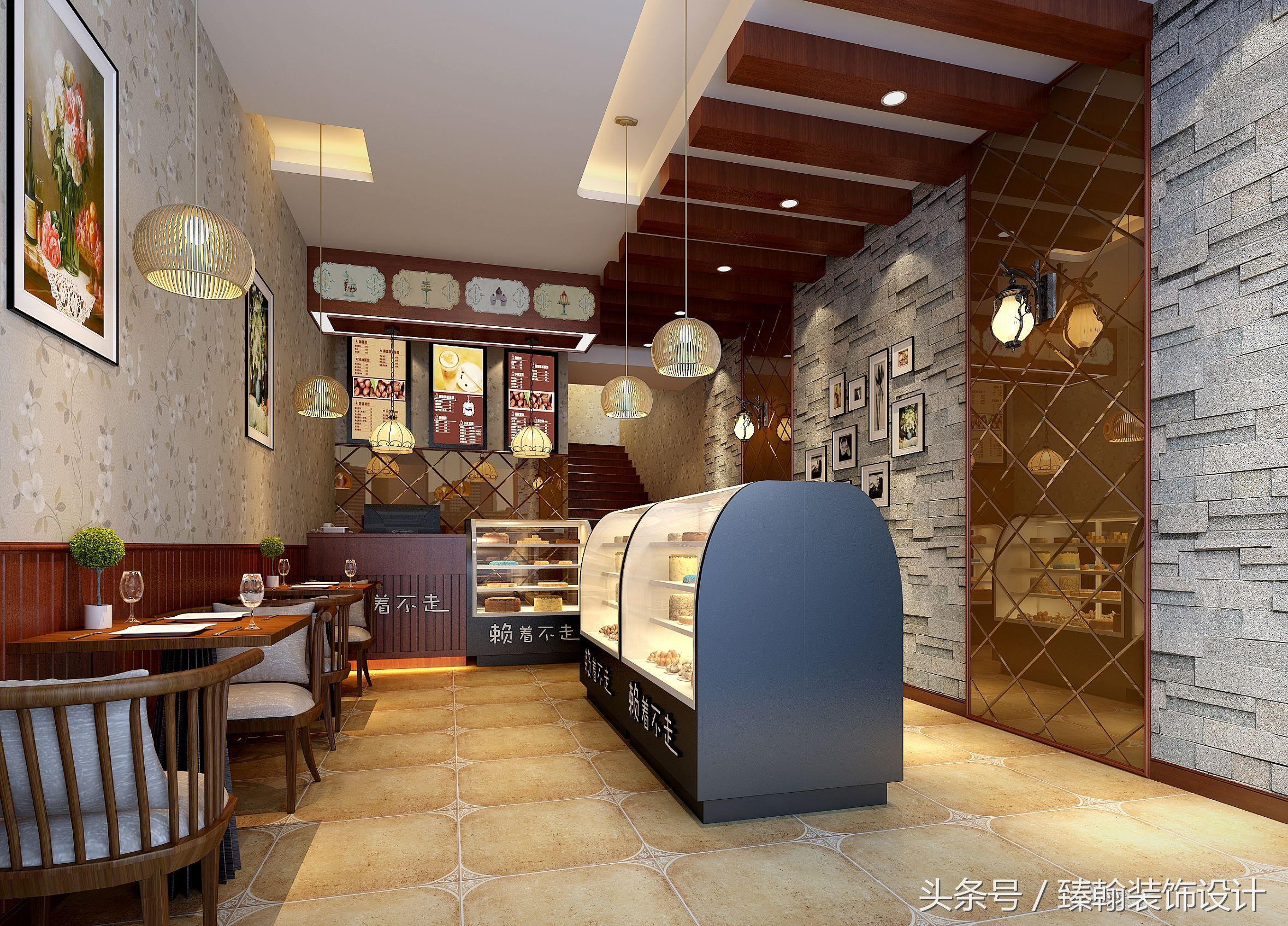 奶茶甜点店装修图片_奶茶店装修图_奶茶鸡排店装修图片