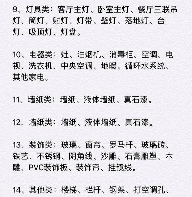 房屋一般装修报价清单_厦门装修报价清单_装修报价清单
