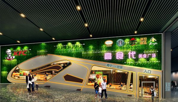 合肥商场装修客户可参考的商场装修设计效果图
