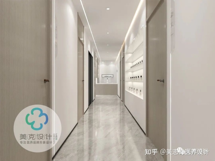 昕美医疗美容机构 | 美容机构店面装修设计，让轻奢情调定格出彩！